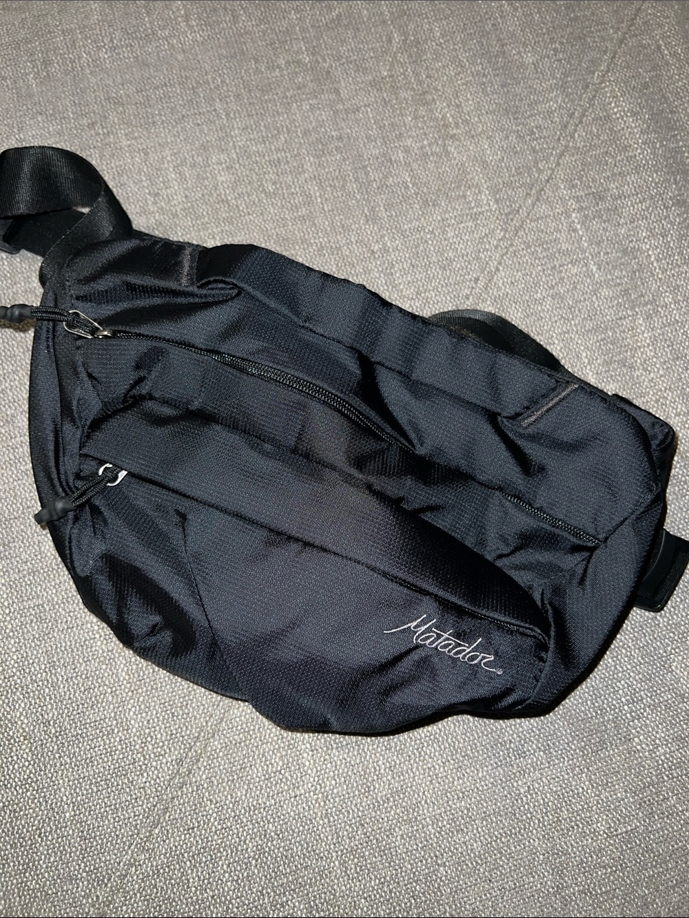 Matador On-Grid Folding Waist Black Bag